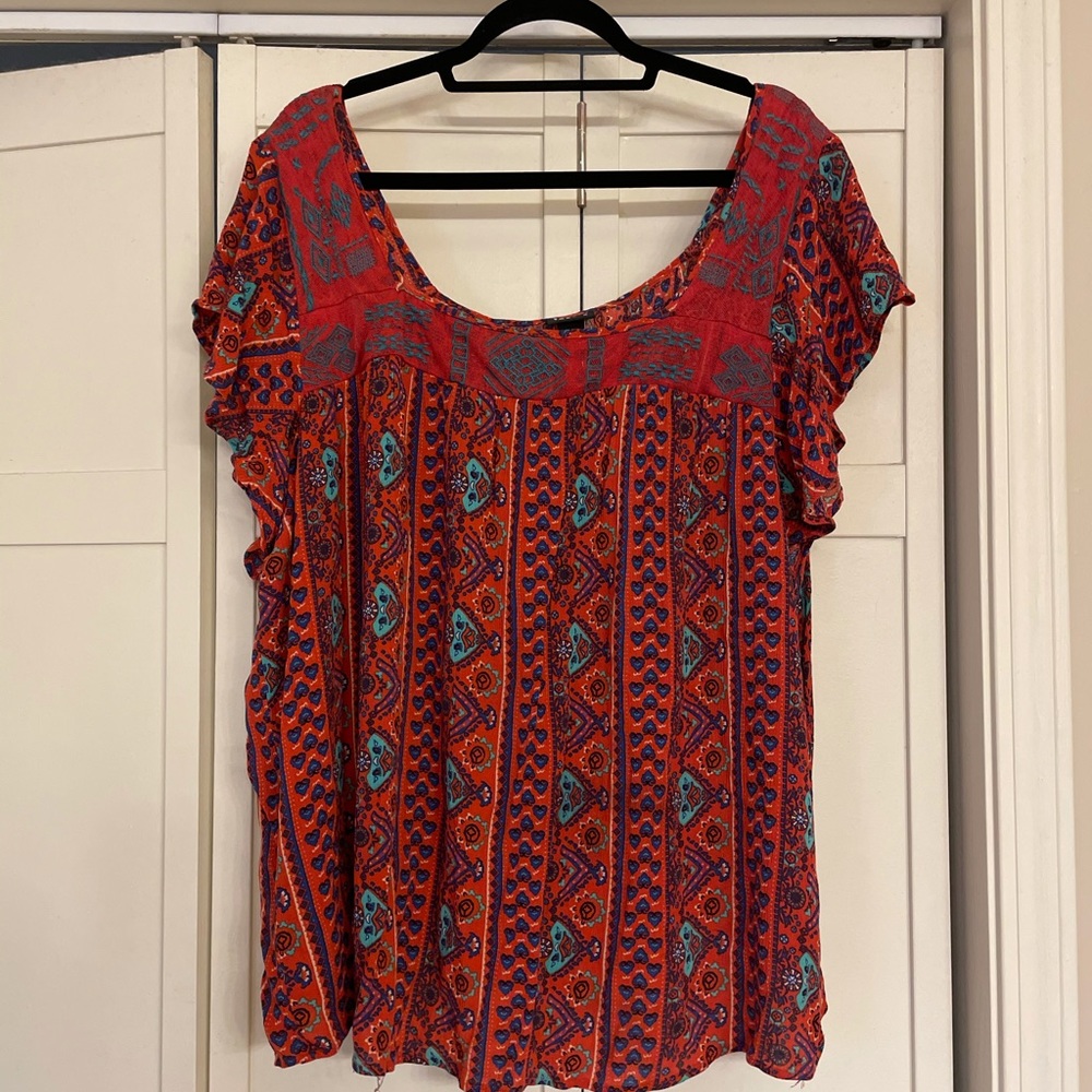 Torrid short sleeve blouse